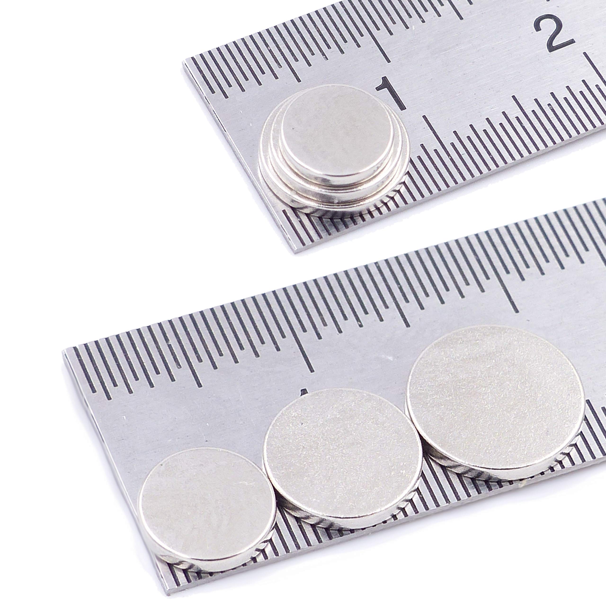 Brudazon | Set di 30 Mini Magneti Dischi da 6x1mm + 7x1mm + 8x1mm | grado