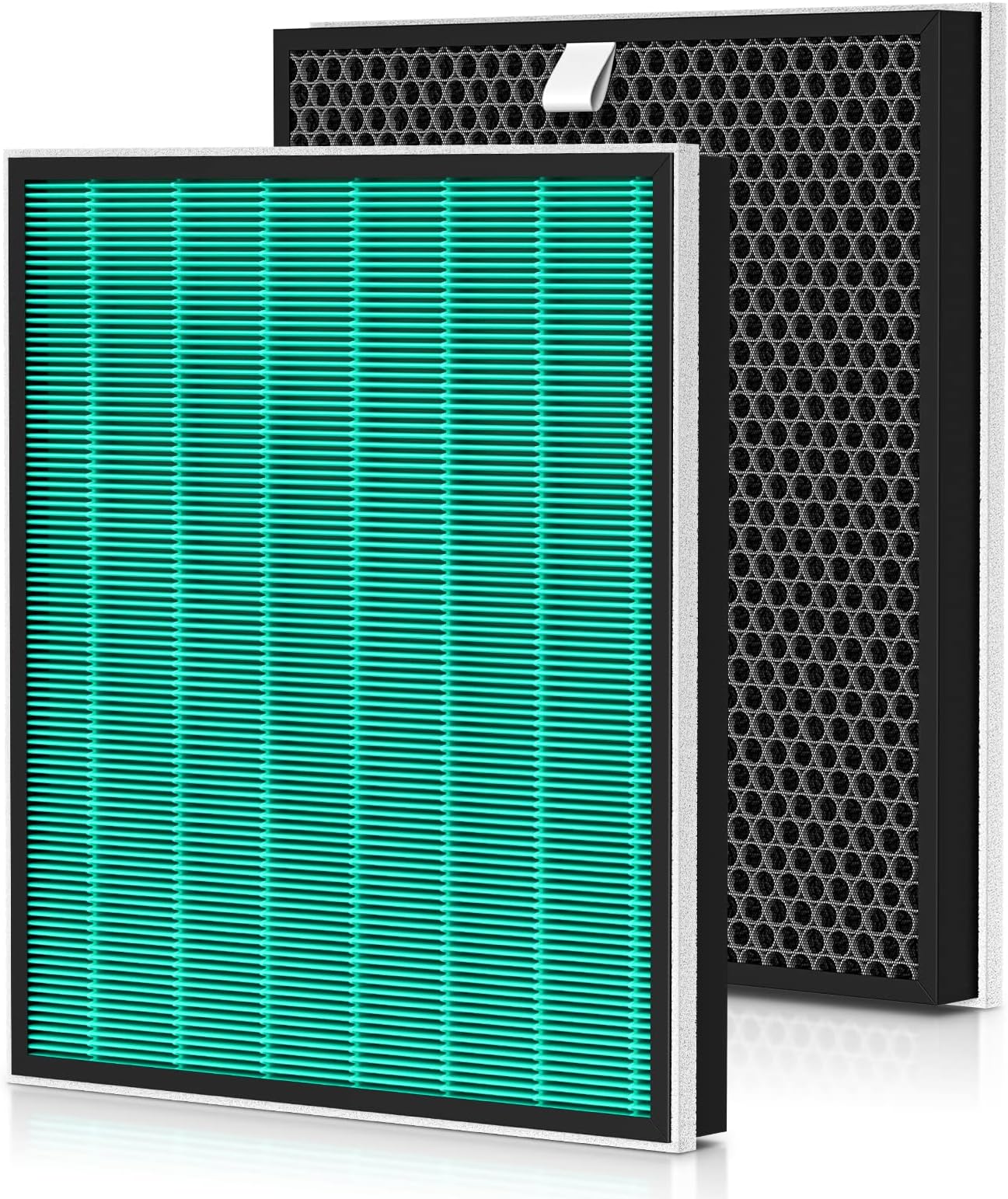 2 Pack 250/250S Replacement Filters for Coway Airmega 250 250S Air Purifier, Max 2 Green True HEPA and Activated Carbon Filter Set, AP-1720-FP