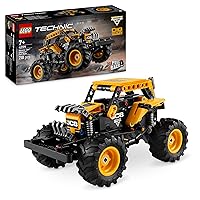 LEGO Technic Pull-Back Monster Jam DIGatron, Monster Truck Giocattolo da Costruire