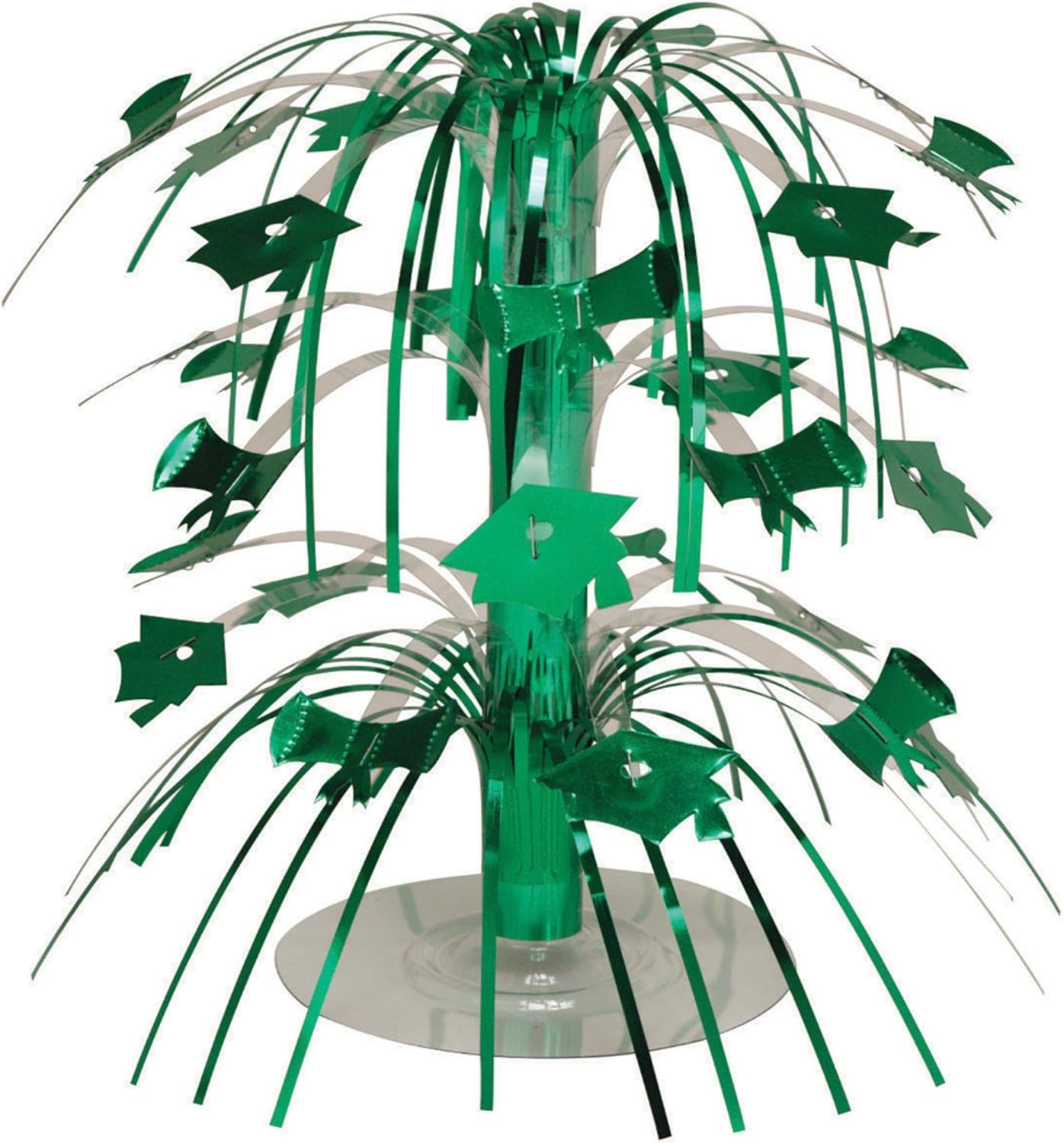 Pack of 12 Emerald Green Mini Cascade Centerpiece Graduation Party Decorations 8.5"