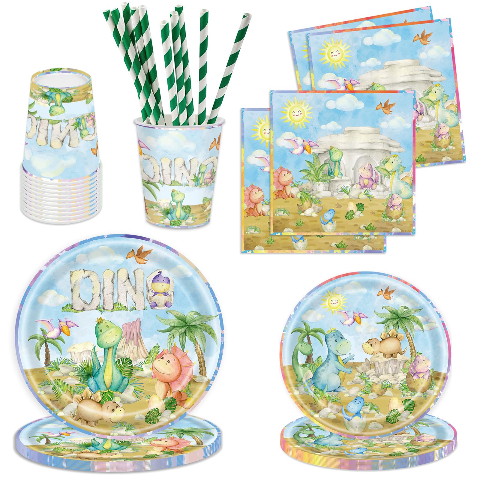 Aitsite Animal Partygeschirr Set