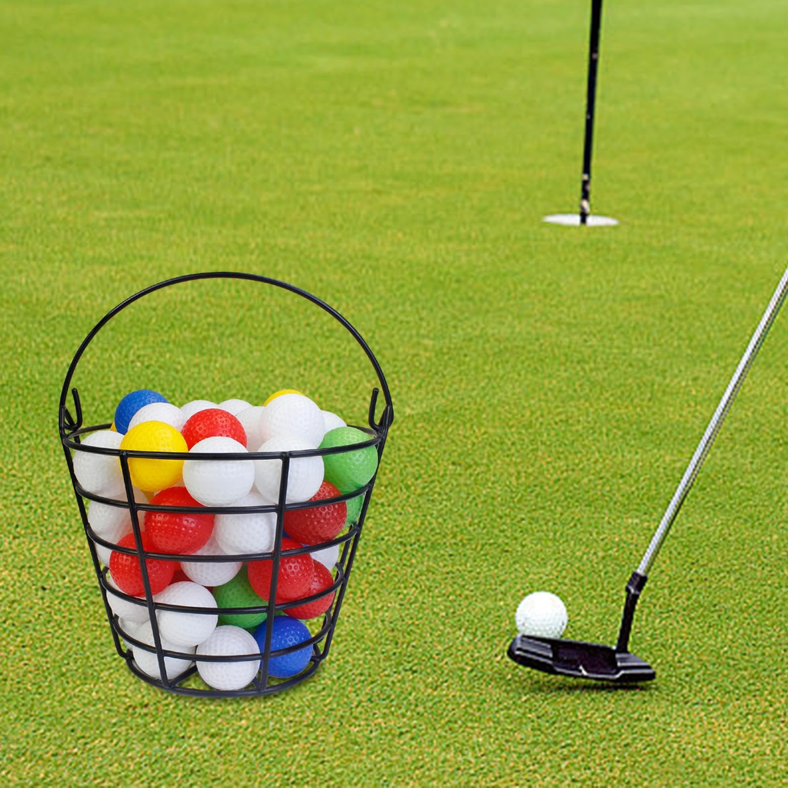 Porte-Panier de Balle de Golf, Seau de Balles de Golf pour Sports de Plein Air