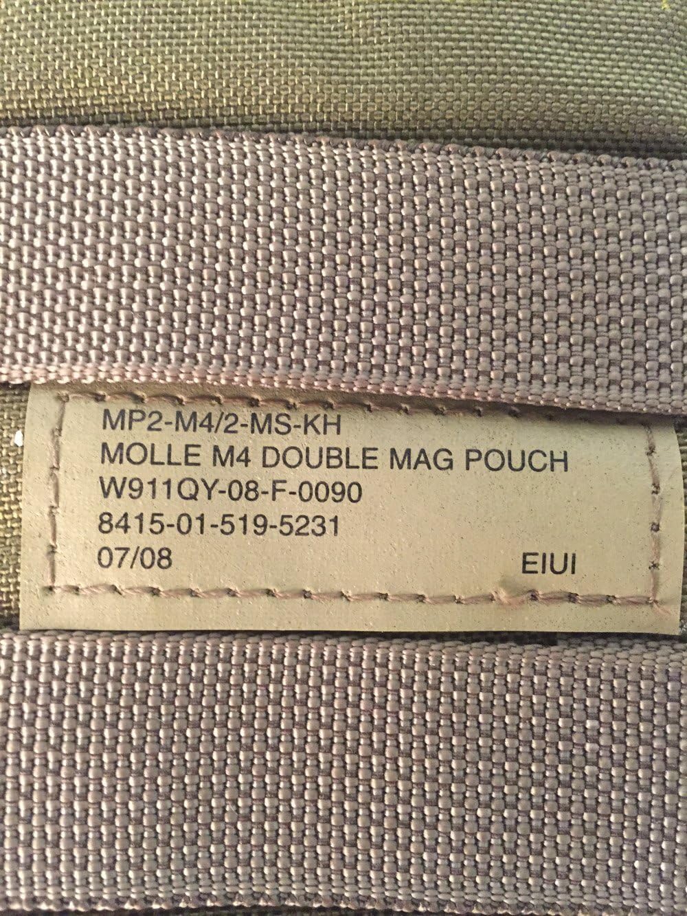 Eagle Industries Molle M-4 Double Mag Pouch Khaki