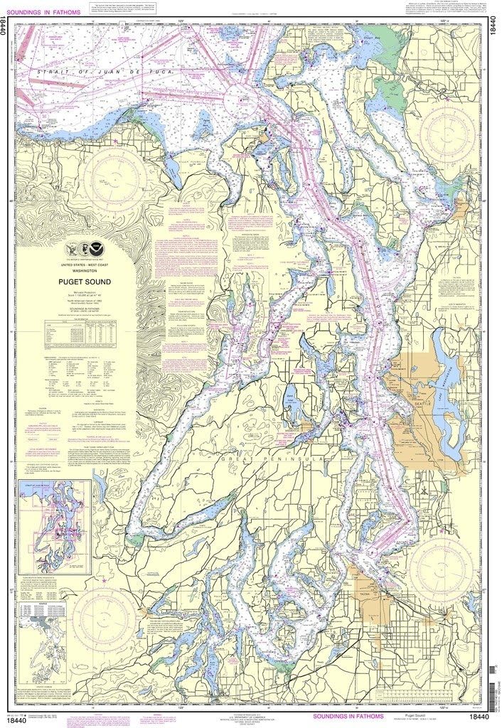 NOAA Chart 18440: Puget Sound