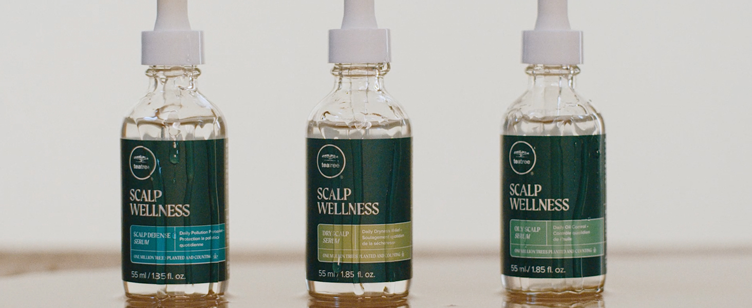 Tea Tree Scalp Wellness Dry Scalp Serum, Daily Dryness Relief, For Dry Hair + Scalps, 1.85 fl. oz.