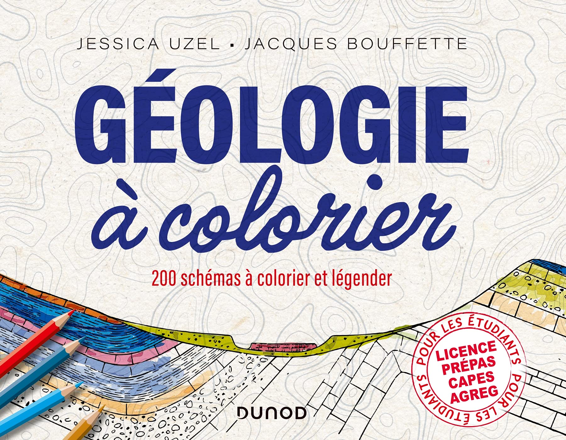 Géologie à colorier - 200 schémas à colorier et légender