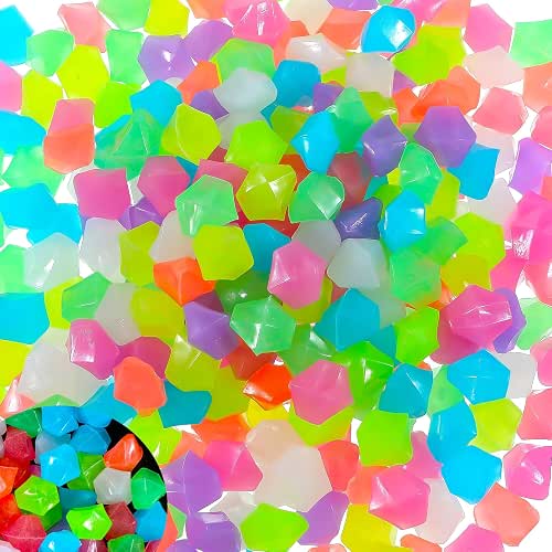 InnoHHustle 300 PCS Glow in The Dark Rocks, Fish Tank