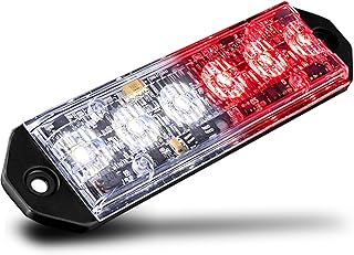 LAMPHUS PlanarFlash Red White LED Police Grill Strobe Warning Light, Trucks