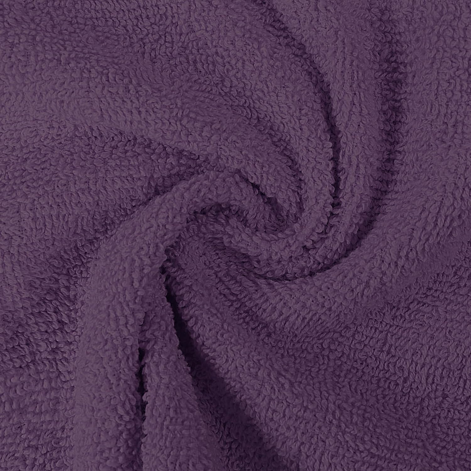 Utopia Towels 12 Pack Premium Wash Cloths Set, 12 by 12 Inches, 100% Cotton Ring Spun, Highly Absorbent and Soft Feel Essential Washcloths for Bathroom, Spa, Gym, and Face, Plum