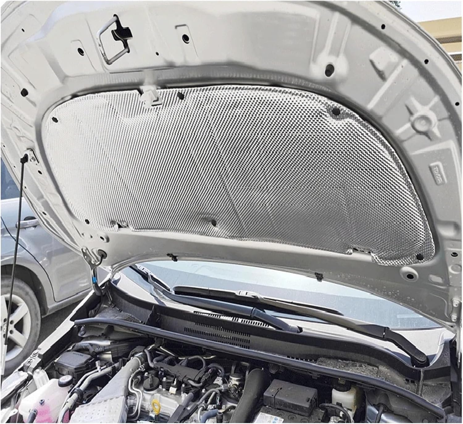 Car Front Hood Engine Sound Heat Insulation Cotton Pad Soundproof Compatible For Toyota Corolla Sedan 2019-2021 Car Accessories Shock Hood