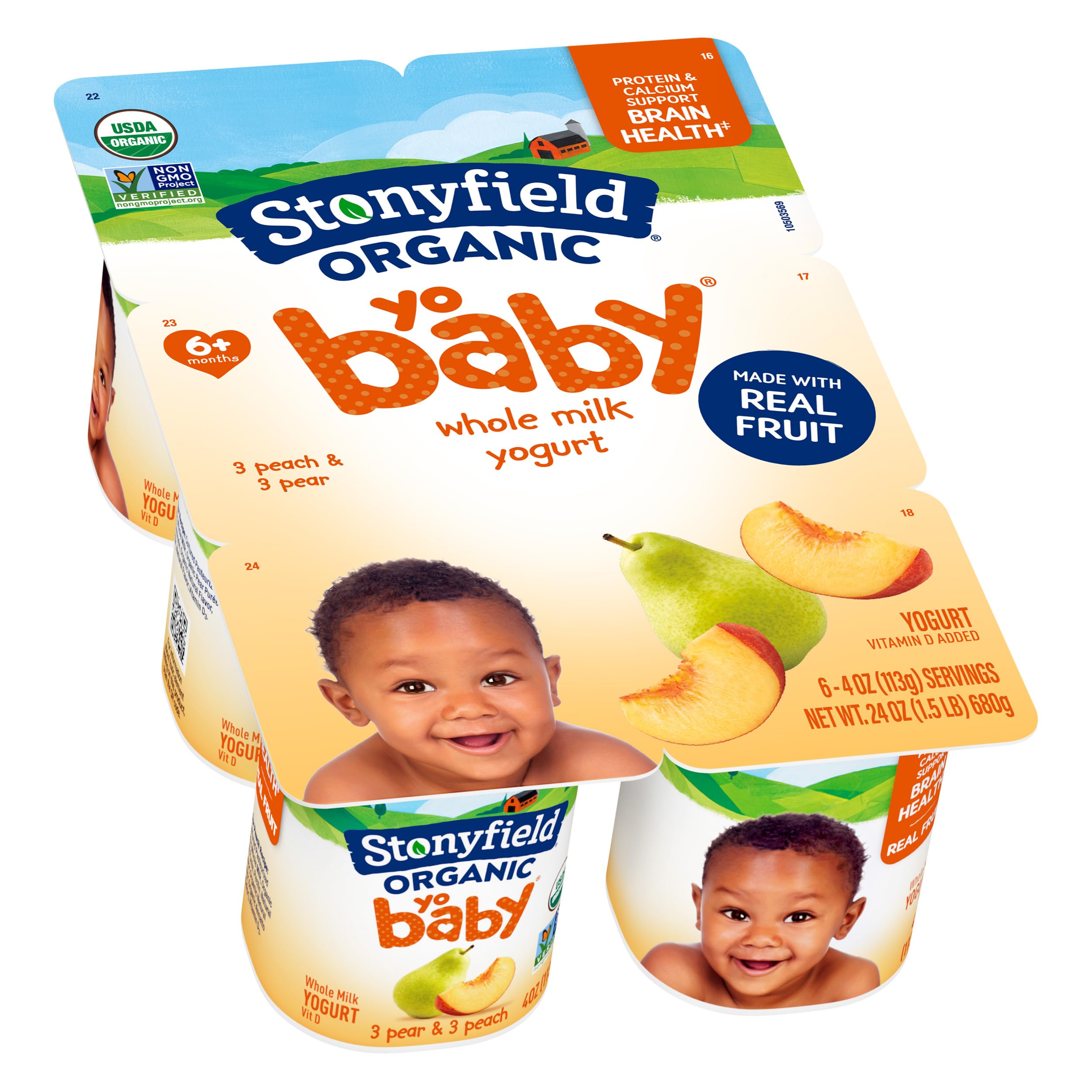 Stonyfield YoBaby Cups