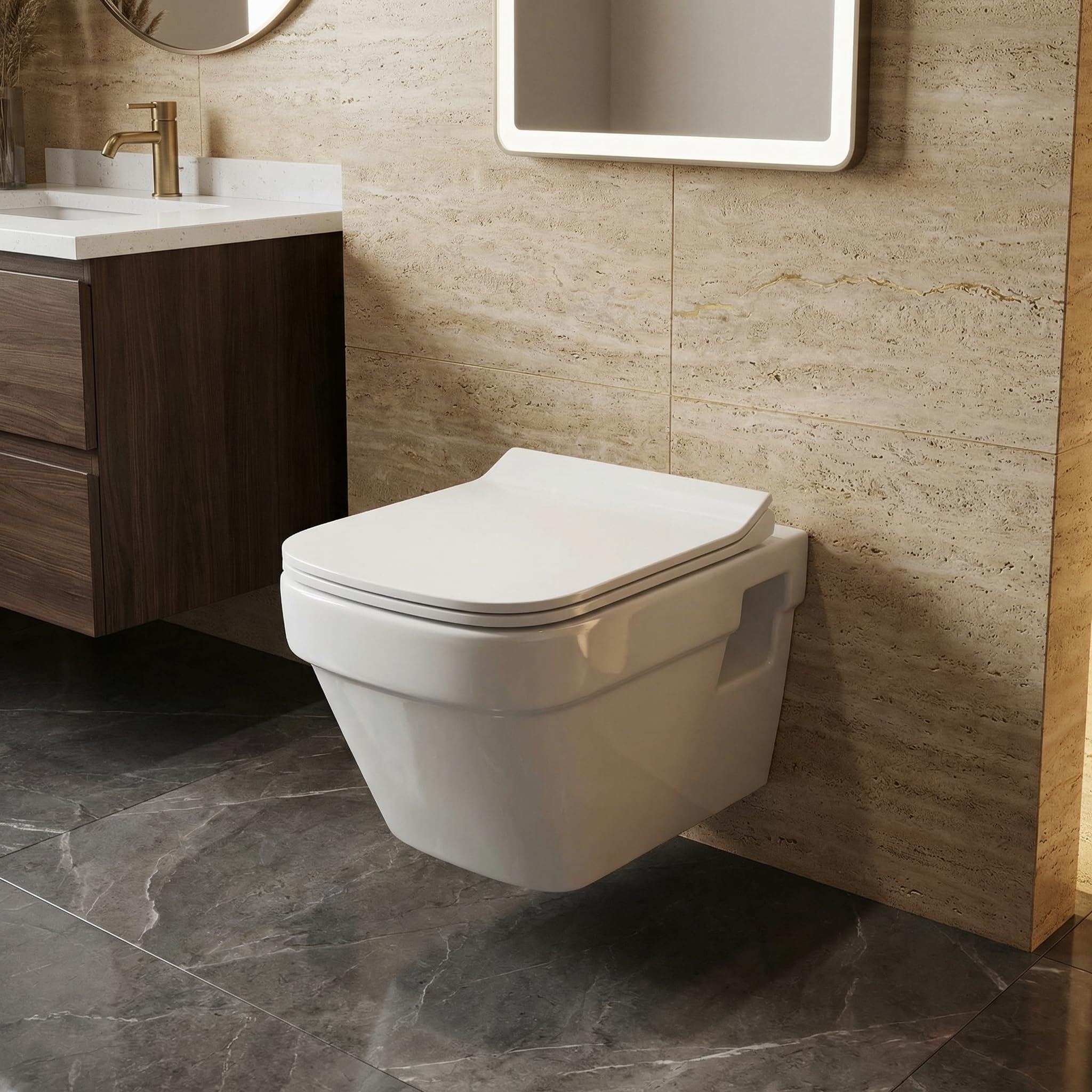 Wall Mount Commode - European Toilet -12 Wall Mount Commode - European Toilet -12