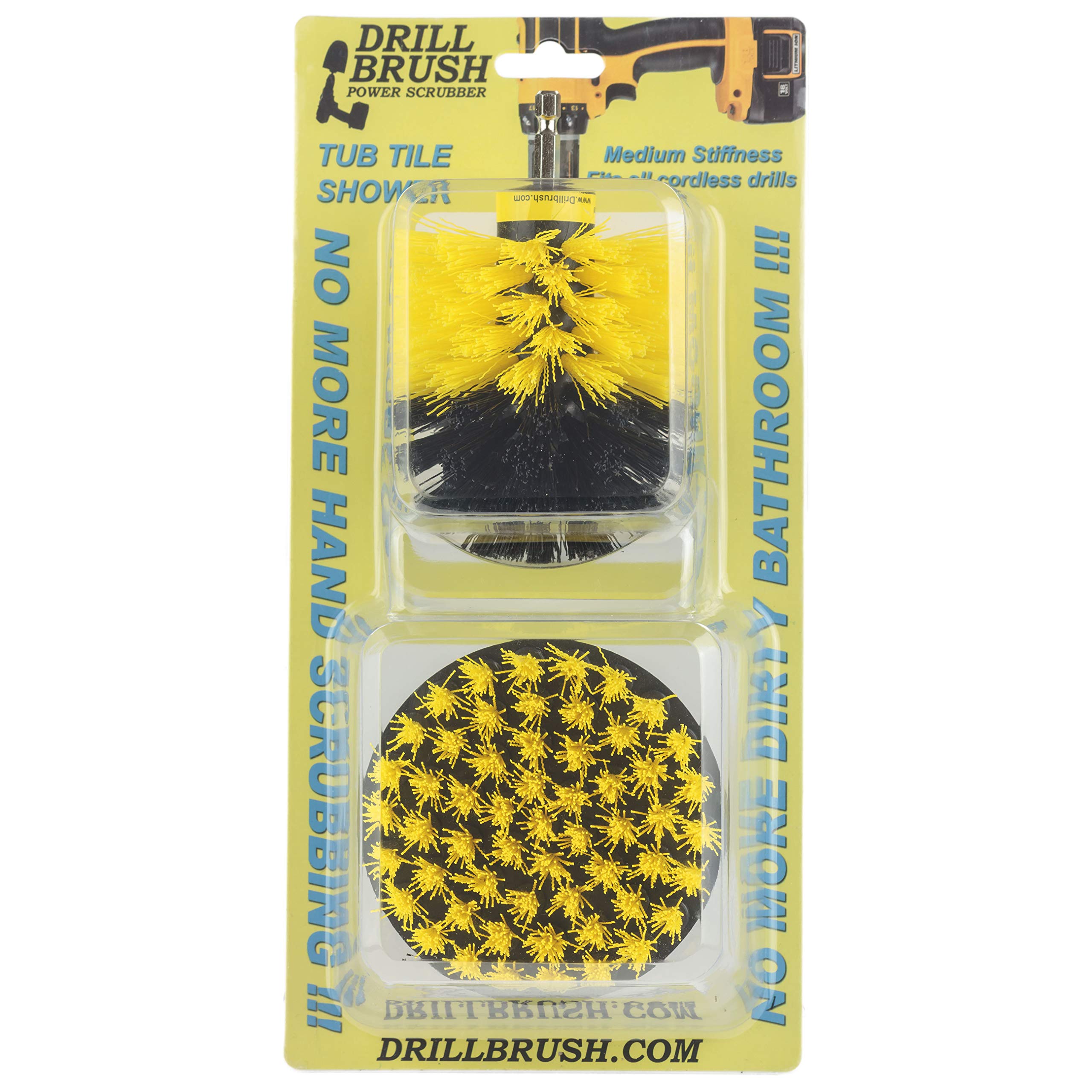 Shower Cleaning Brush - Cleaning Scrub Brush - Bathroom Cleaning Brushes - Tile Cleaning Brush - Tub Cleaning