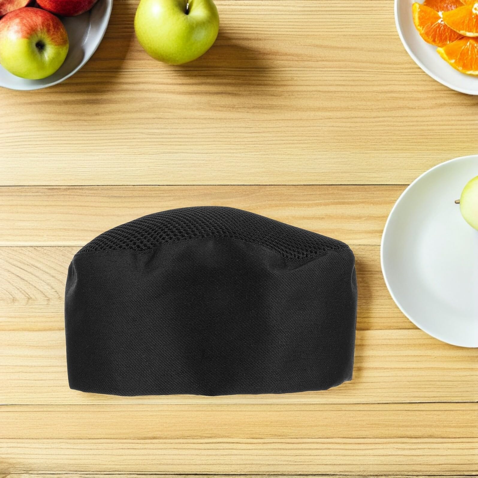 Mipcase Gorros de Chef Unisex Ajustables con Malla Transpirable Color Negro Tamaño Estándar 4 Piezas para Cocina Profesional Sushi Catering y Uso en Restaurantes