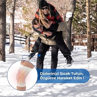 Flexy Medical Yün Termal Dizlik İçlik, Sıcak Tutan Dizlik, Doğal Yün Dizlik, Kışlık Dizlik