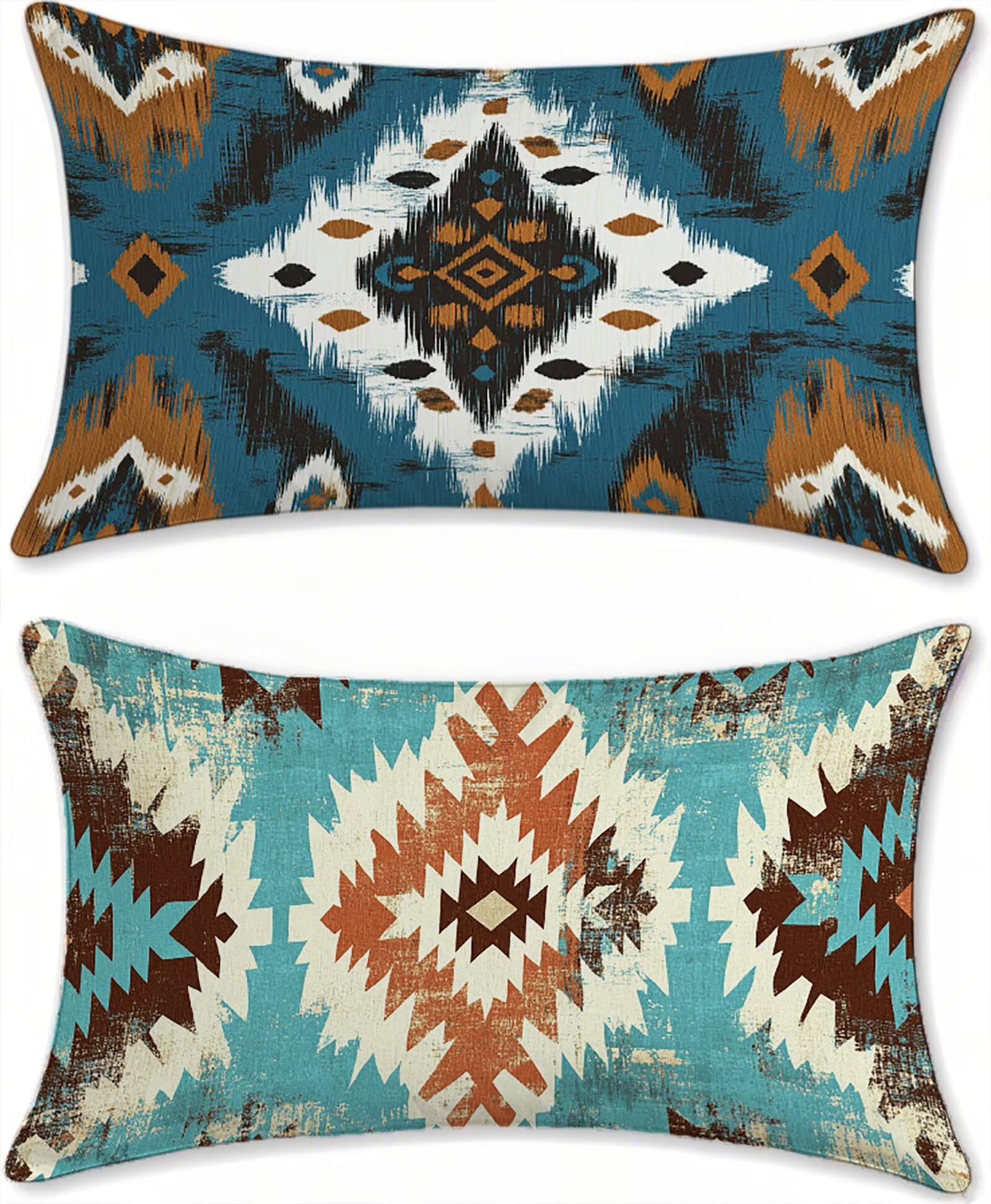 Coussin lit taie oreiller décoratif rétro velours luxueux