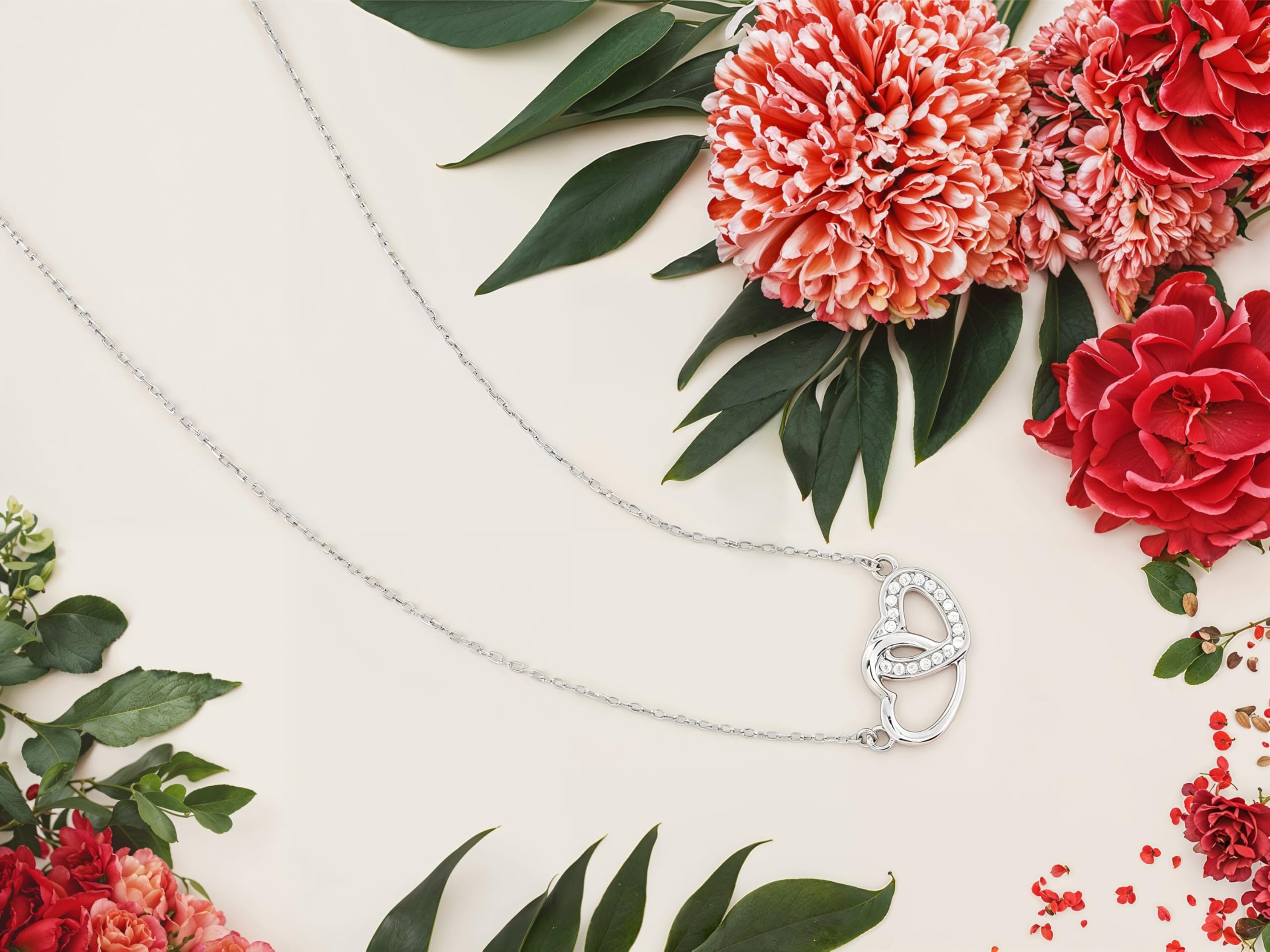 Sofia Milani - Collana da Donna in Argento 925 - con Pietra Zircone - Ciondolo a Cuore - 50300