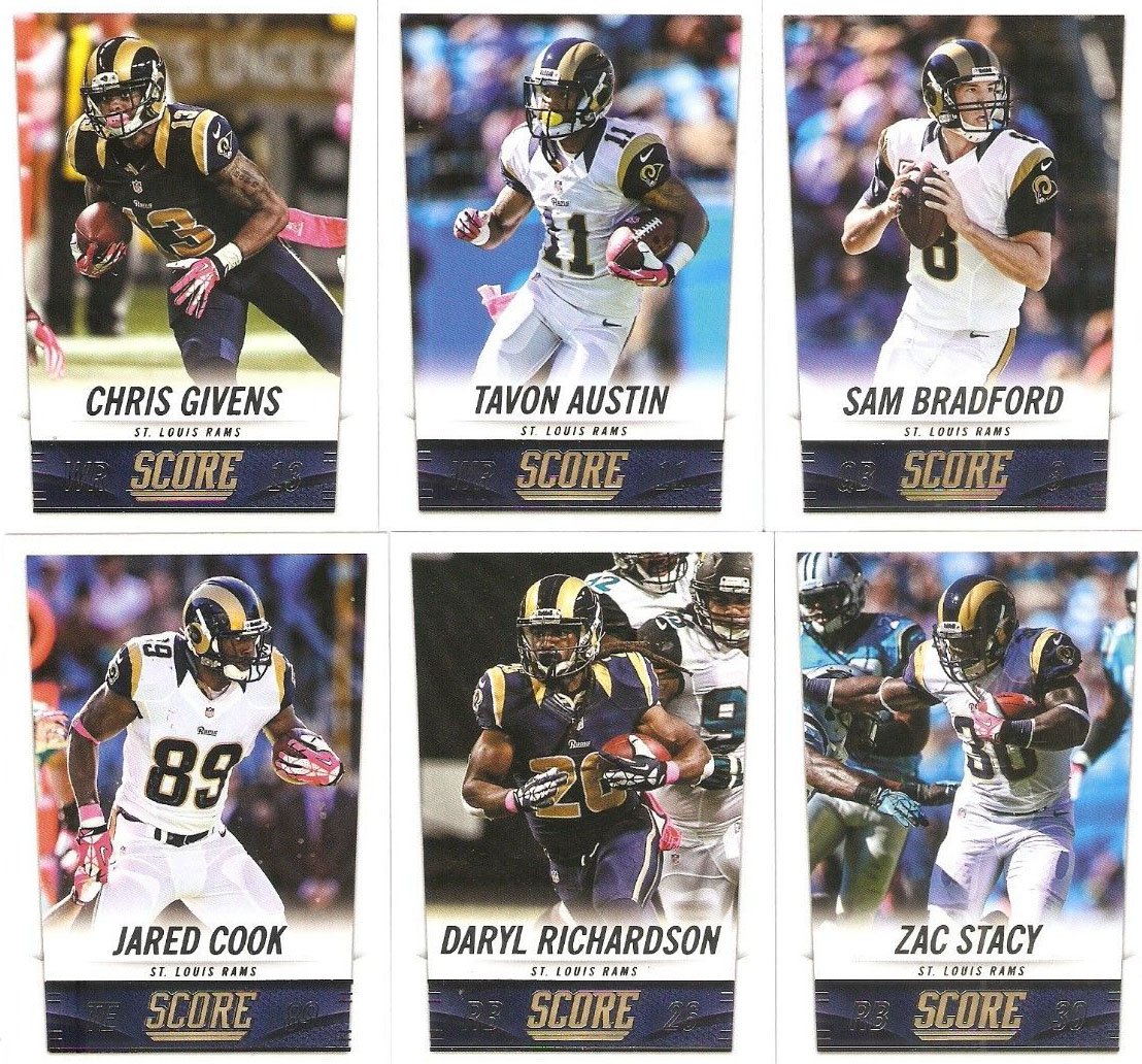 Amazon.com: St. Louis Rams 2014 Score Factory Sealed Team Set featuring  Aaron Donald Rookie Card #332 : Collectibles & Fine Art