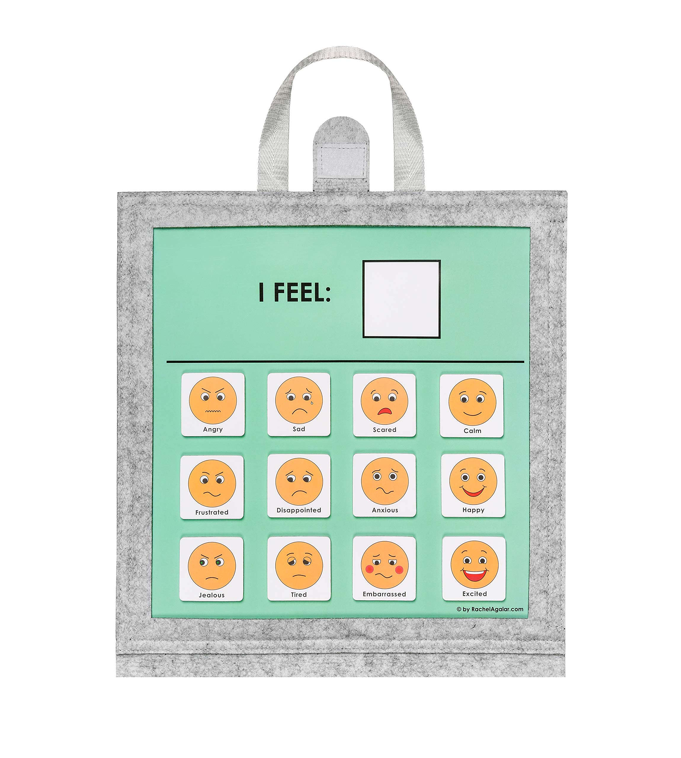 Premium Magnetic Emotion Regulation Choice Board - Therapeutic Tool for Classroom, Home, and Calming Corner with Magnet Figures as Choices