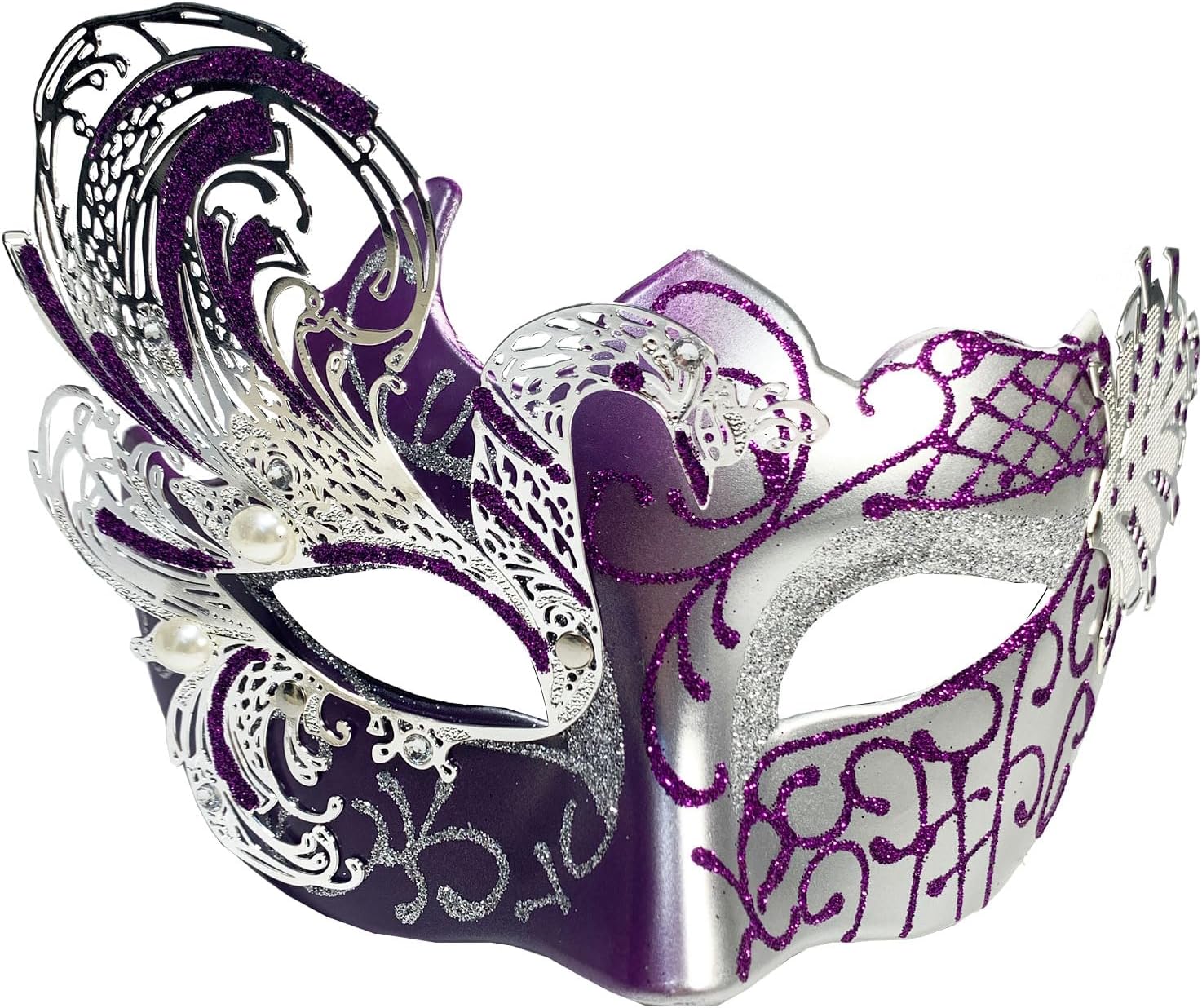 masquerade mask couples set mardi gras mask for couple woman men venetian mask masquerade ball mask - Image 2