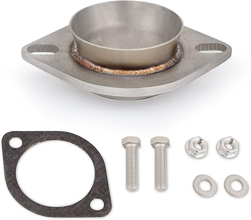 Mishimoto MMEXH-ADAP-3DSE Adaptador de escape de 3 pulgadas Downpipe a Stock Escape Compatible con Subaru Silver