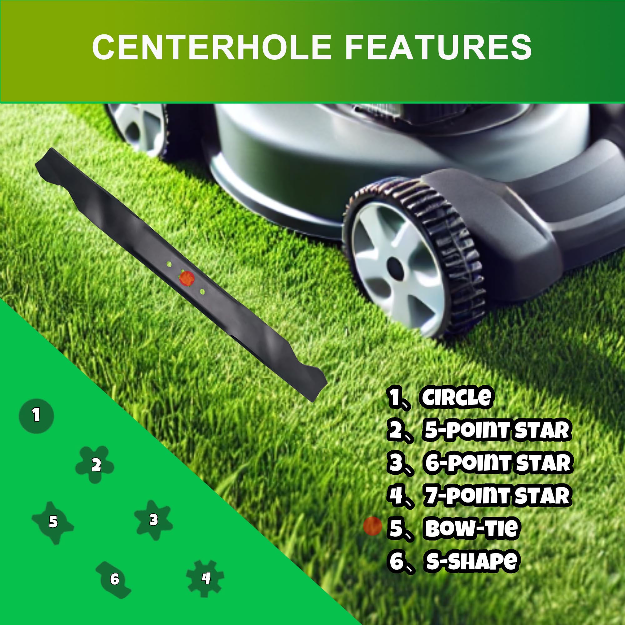 Cuchillas para cortacésped de 21 pulgadas compatibles con cuchillas Troy Bilt TB280ES TB240 TB130 TB230 TB210 TB110 para Cub Cadet MTD 21 pulgadas cubierta reemplaza OE 942-0741A 742-0741