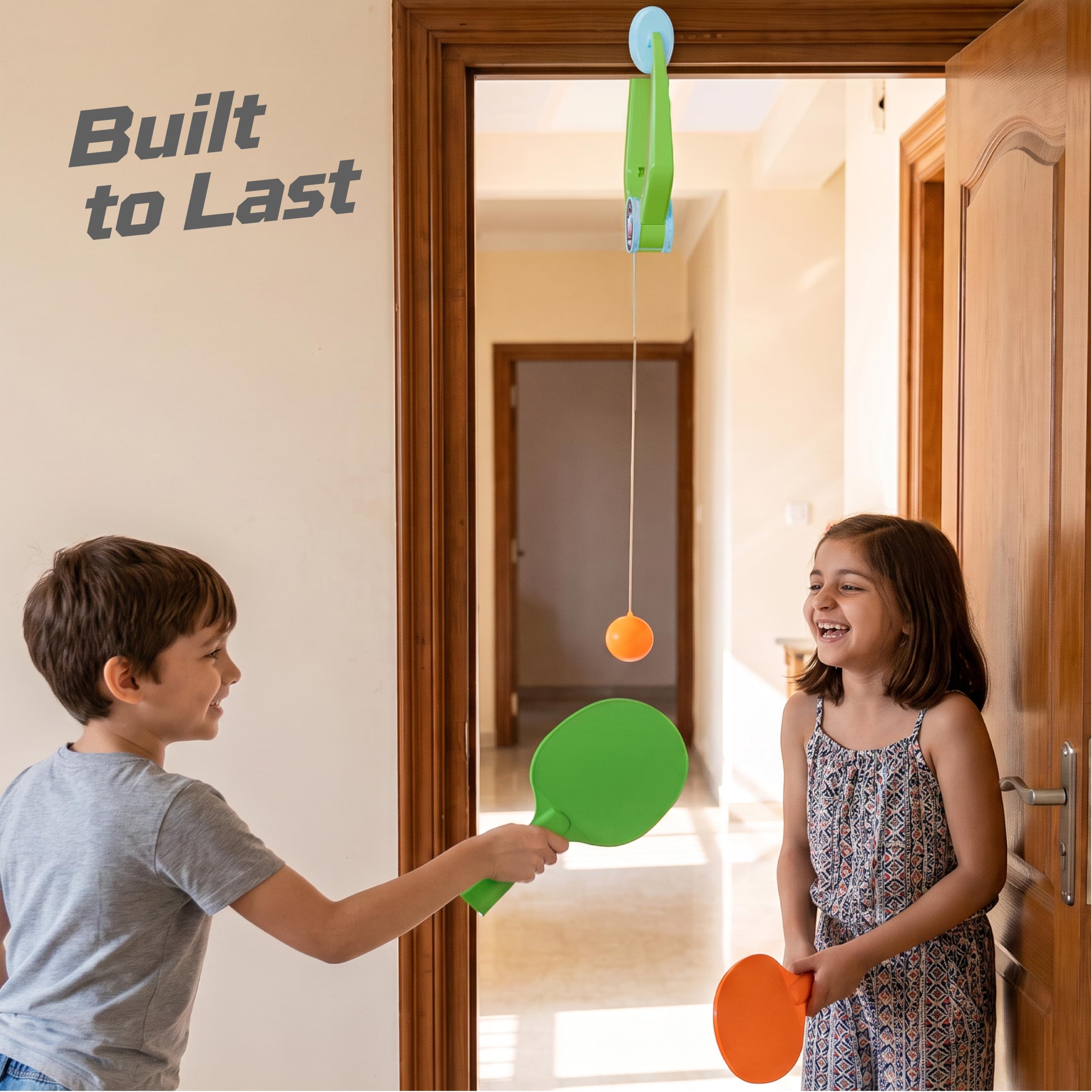 Hanging Table Tennis Trainer for Kids - No Table Needed! -8