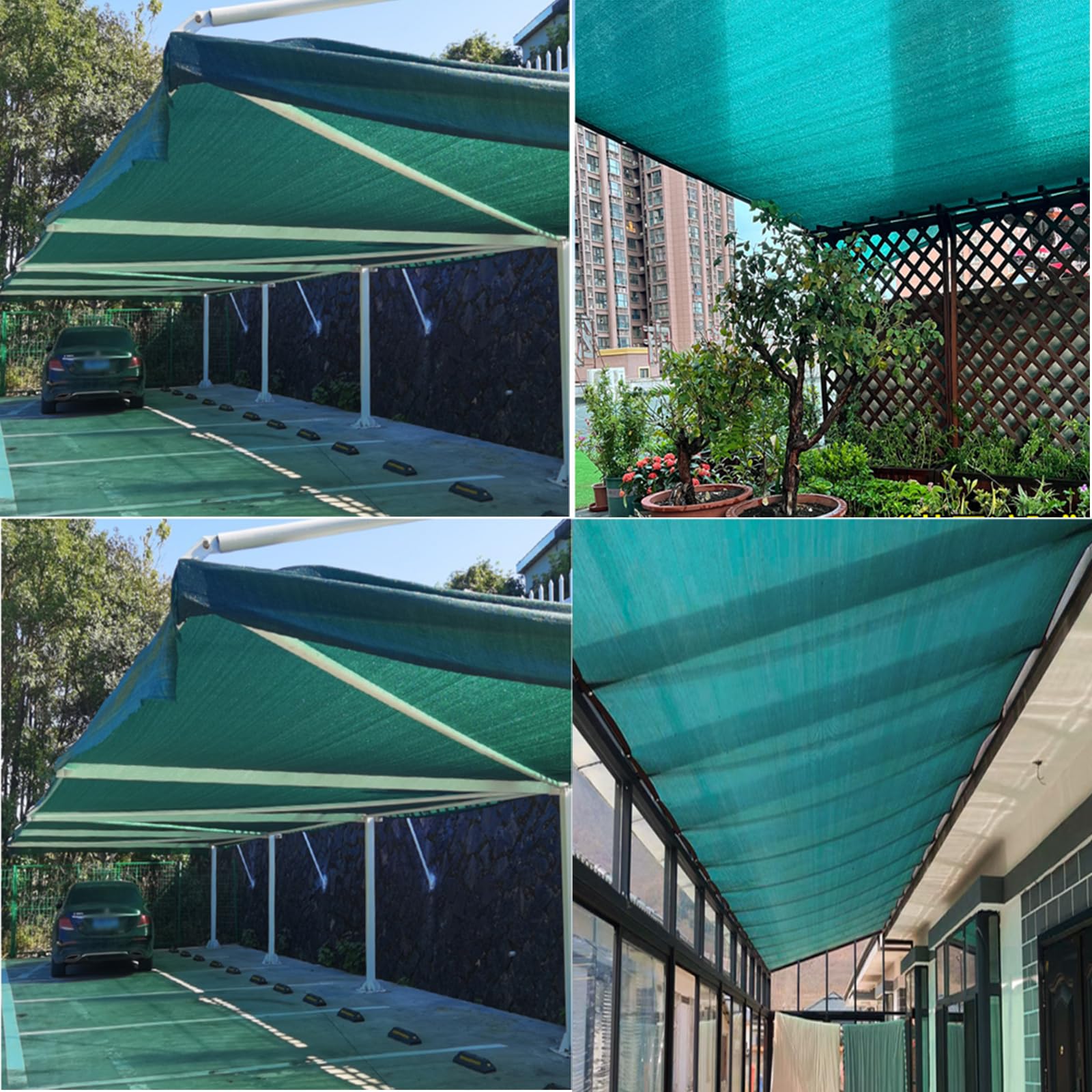 Red de Sombra para jardín con Ojales,Verde Malla Sombra con Ojales,90% de Protección Solar Al Aire Libre,para Jardín Pérgola Invernadero,Fácil de Colgar (600cm x 1100cm)