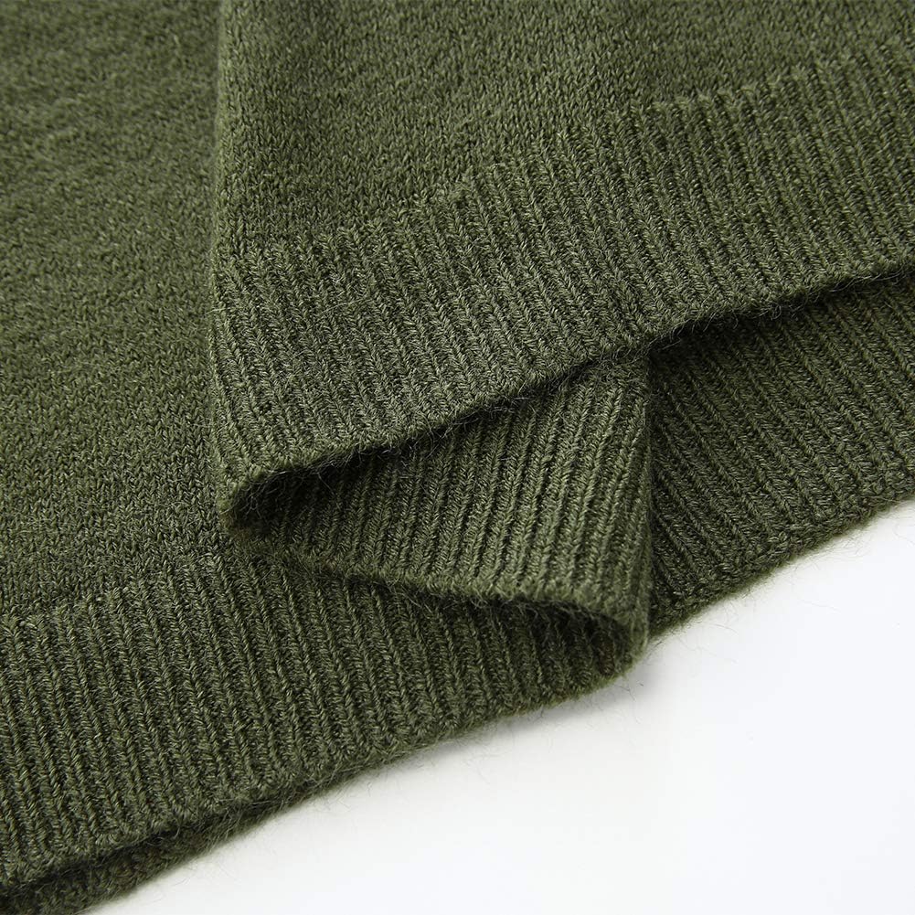 Fomolom Women Ponchos Sweater Versatile Lightweight Solid Knitted Shawl Wrap Scarf Cape Accessories for Womens - Image 6