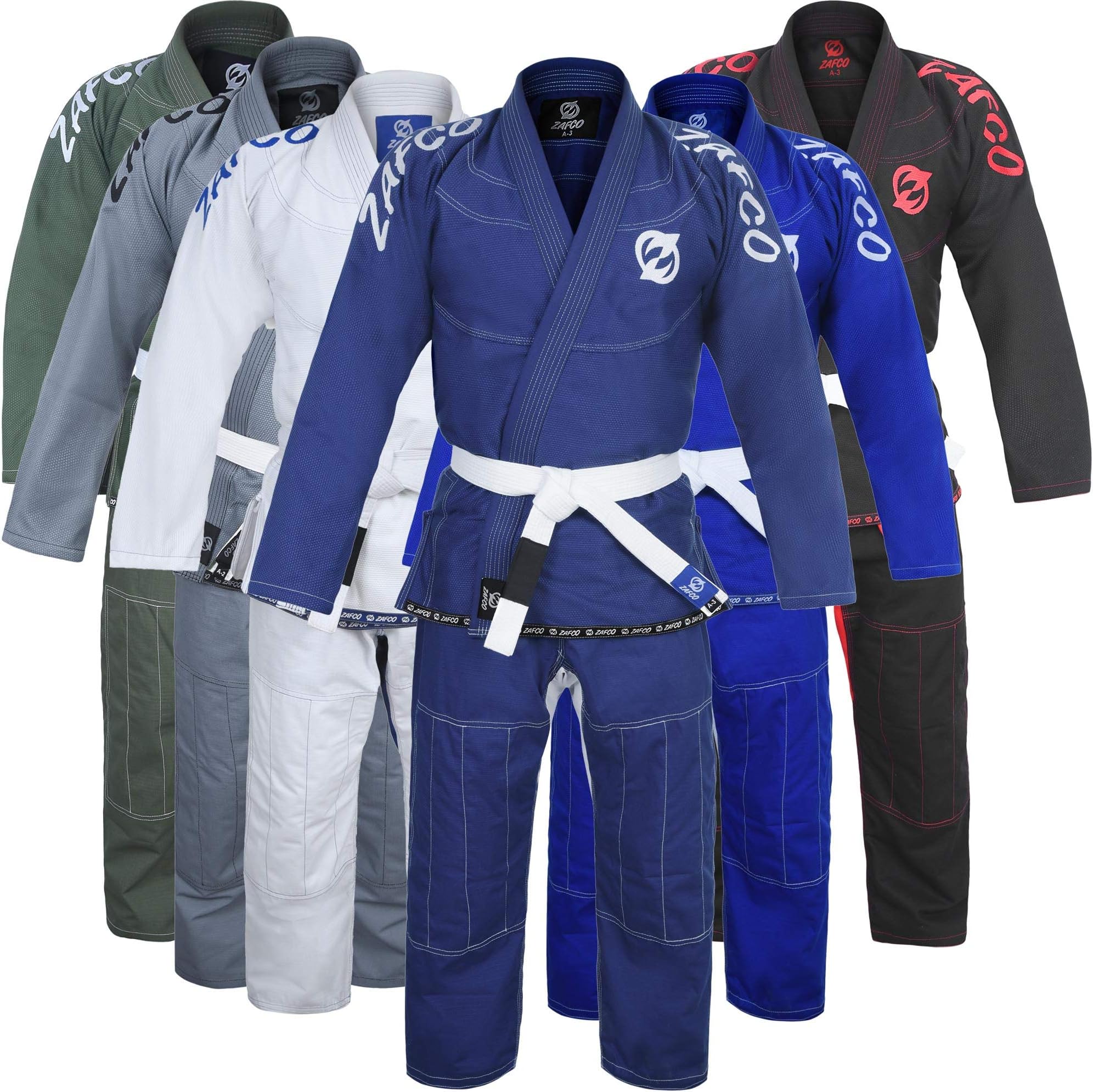 Brazilian Jiu Jitsu Gi BJJ Gi for Men & Women Grappling gi Uniform Kimonos Light, Preshrunk, with White Belt