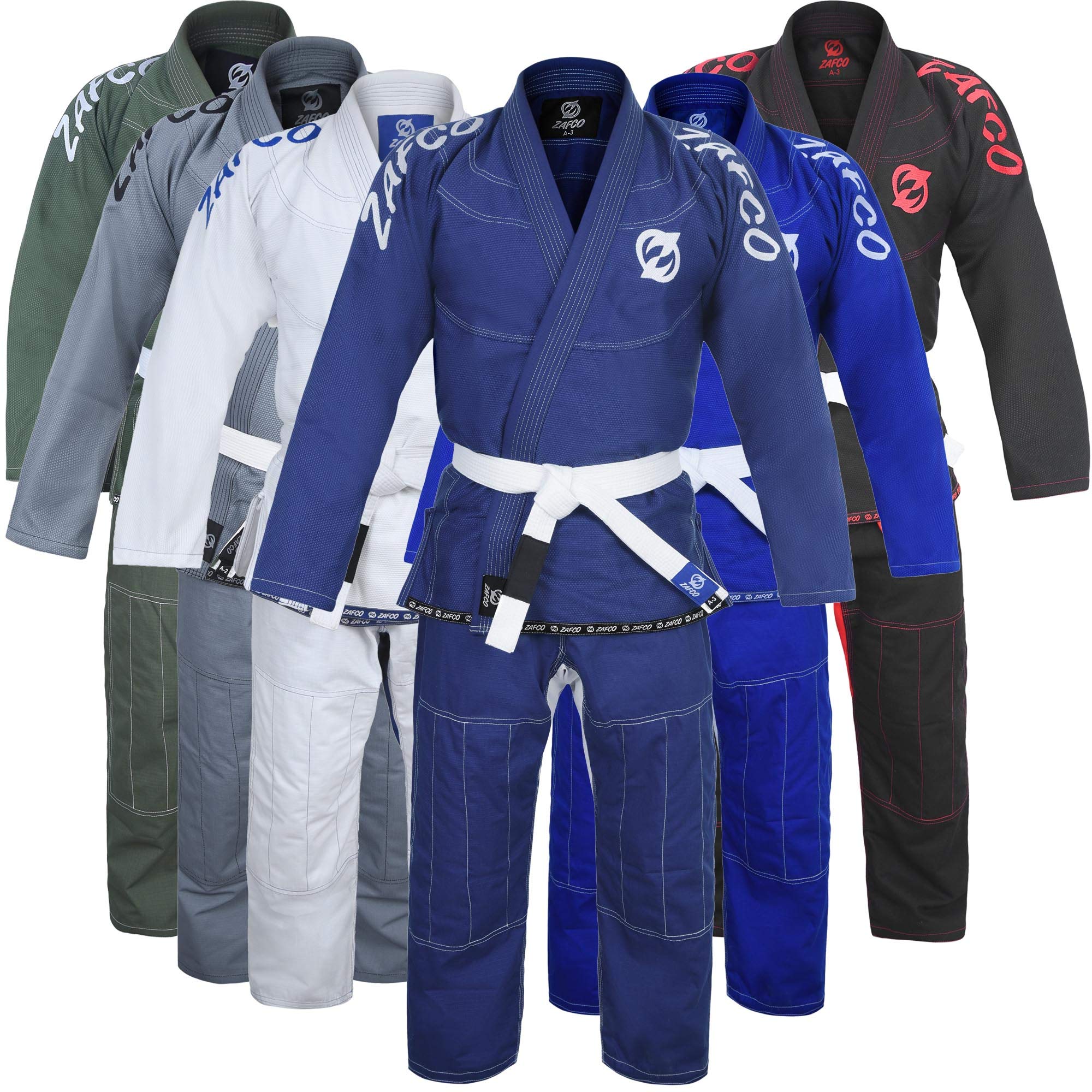 Brazilian Jiu Jitsu Gi BJJ Gi for Men & Women Grappling gi Uniform Kimonos Light, Preshrunk, with White Belt