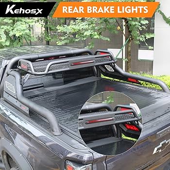 Truck Parts SYHVU Universal Truck Bed Adjustable Sport Roll Bar, Stainless Steel Roll Bars Compatible With Dodge Ram 1500/2500/3500,Ford F 150/F 250/F 350, Chevy Silverado,Toyota Tundra,GMC Sierra Jeep Yj