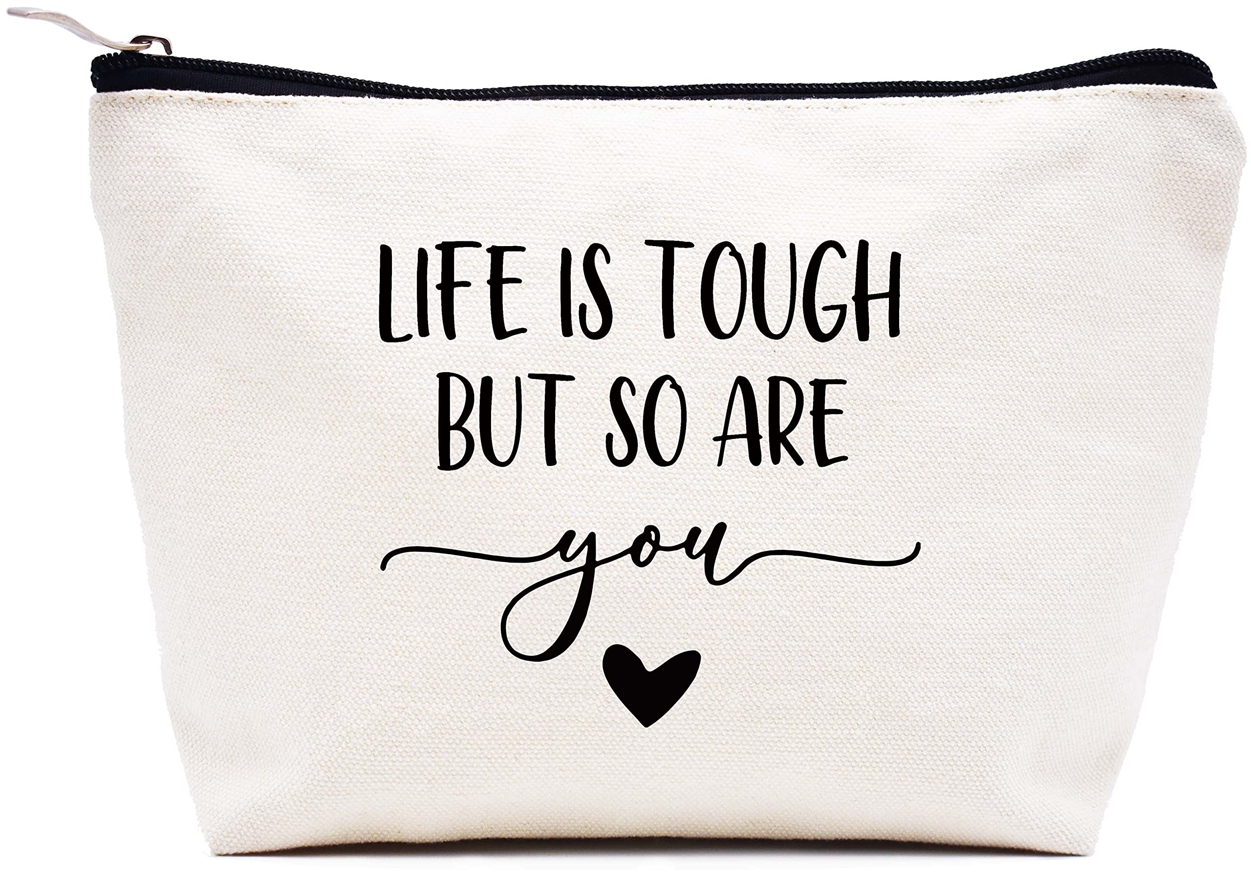 LIBIHUA Makeup Bag-Cosmetic Bag Travel Pouch Inspirational Encouragement Motivational Cheer Up Get Well Soon Gifts for Women Thinking of You