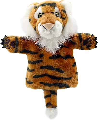 The Puppet Company CarPets - Marioneta de mano de tigre, 10 pulgadas