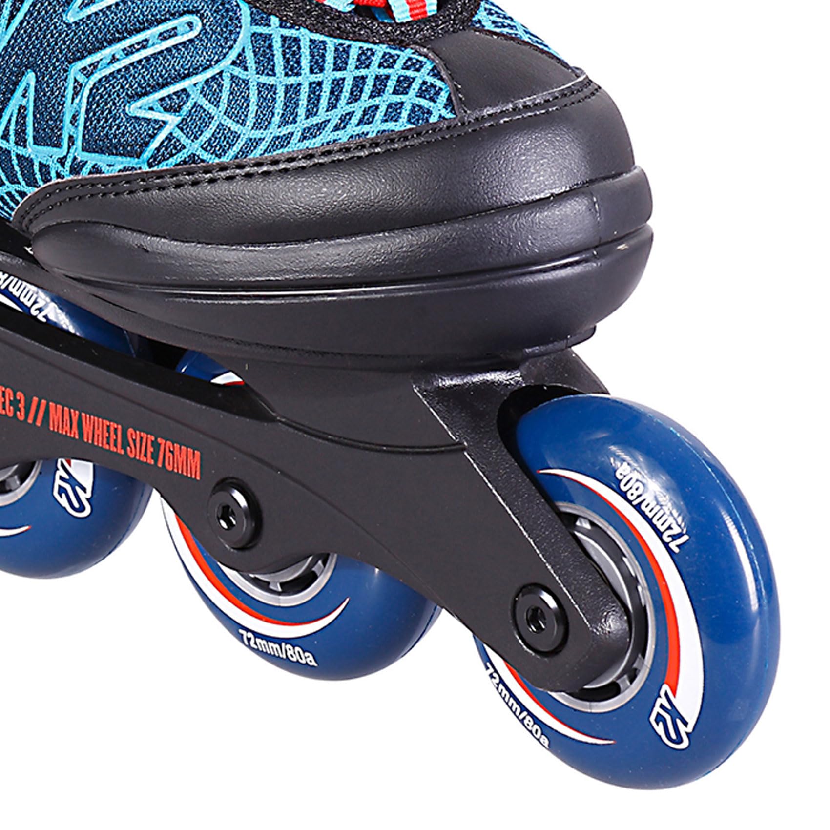 K2 Skates 30F0266 łyżworolki chłopięce Raider PRO LTD - niebieskie - czerwone