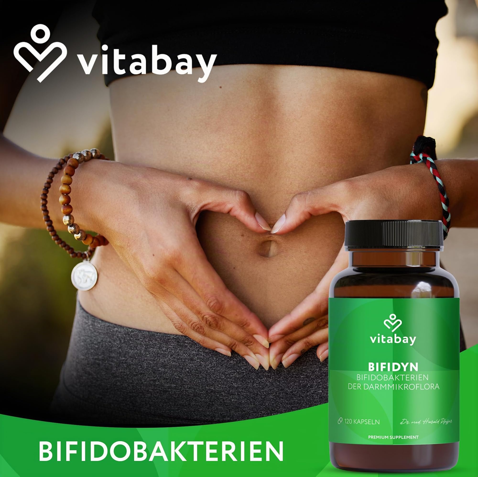 Vitabay Bifidyn – Bifidobakterien-Kulturen – 360 vegane Kapseln (3er Set)