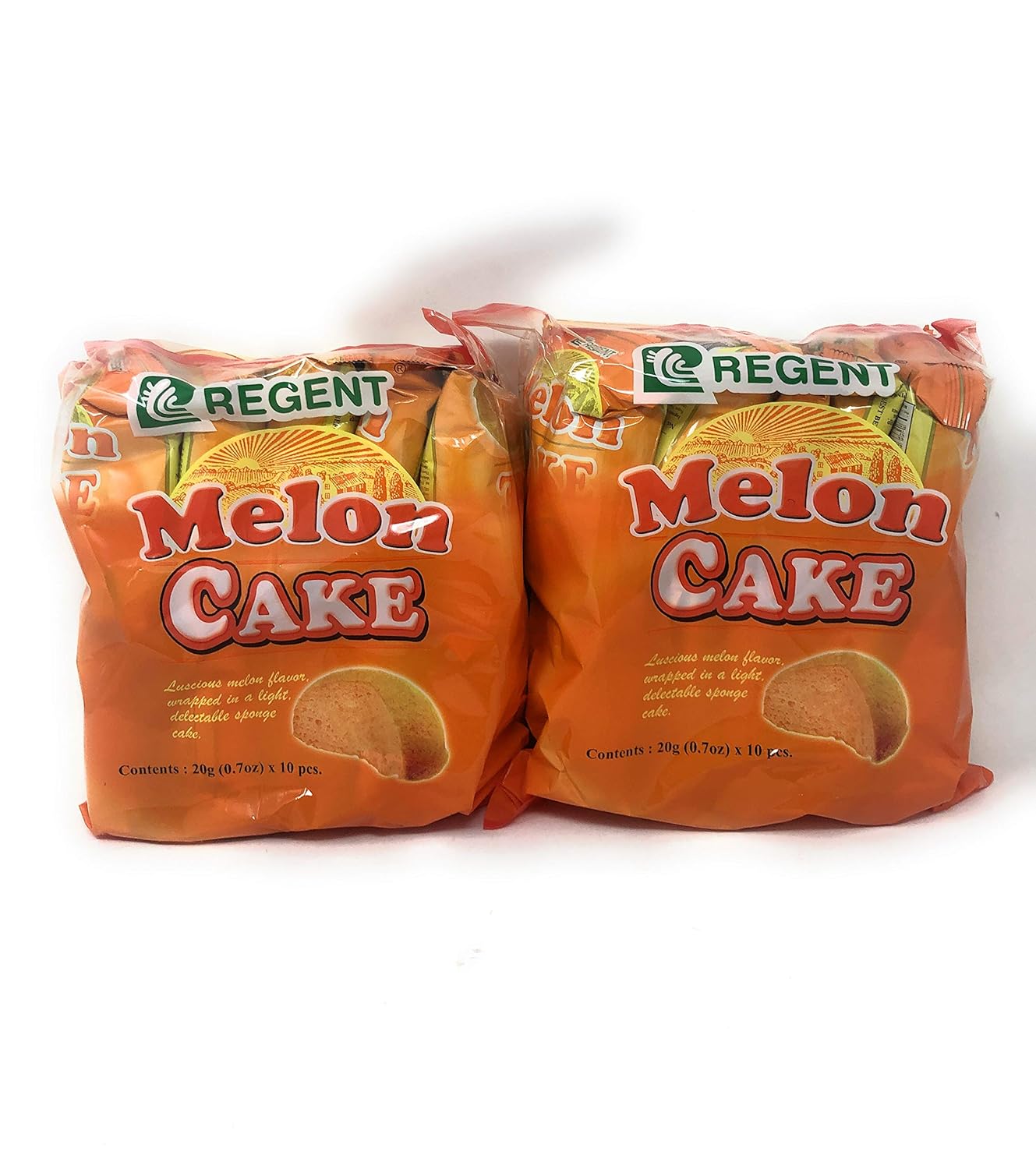 Regent Melon Cake Net Wt 20g(0.7oz) x 10 Pieces, 2 Pack Grocery & Gourmet Food
