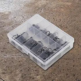 Conjunto de anzóis de pesca ISEAMA, 100 peças, tamanhos 3-12, ganchos de garra de águia farpada