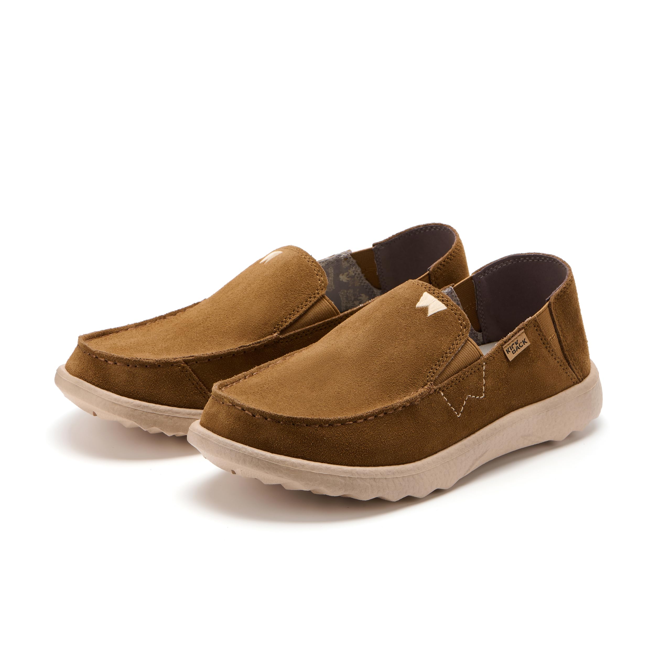Kickback Couch 2.0 Suede - Herren Loafers - Wildleder Slipper Herrenschuhe - Weiches Wildleder Obermaterial mit Leder gefüttert herausnehmbare Einlegesohlen