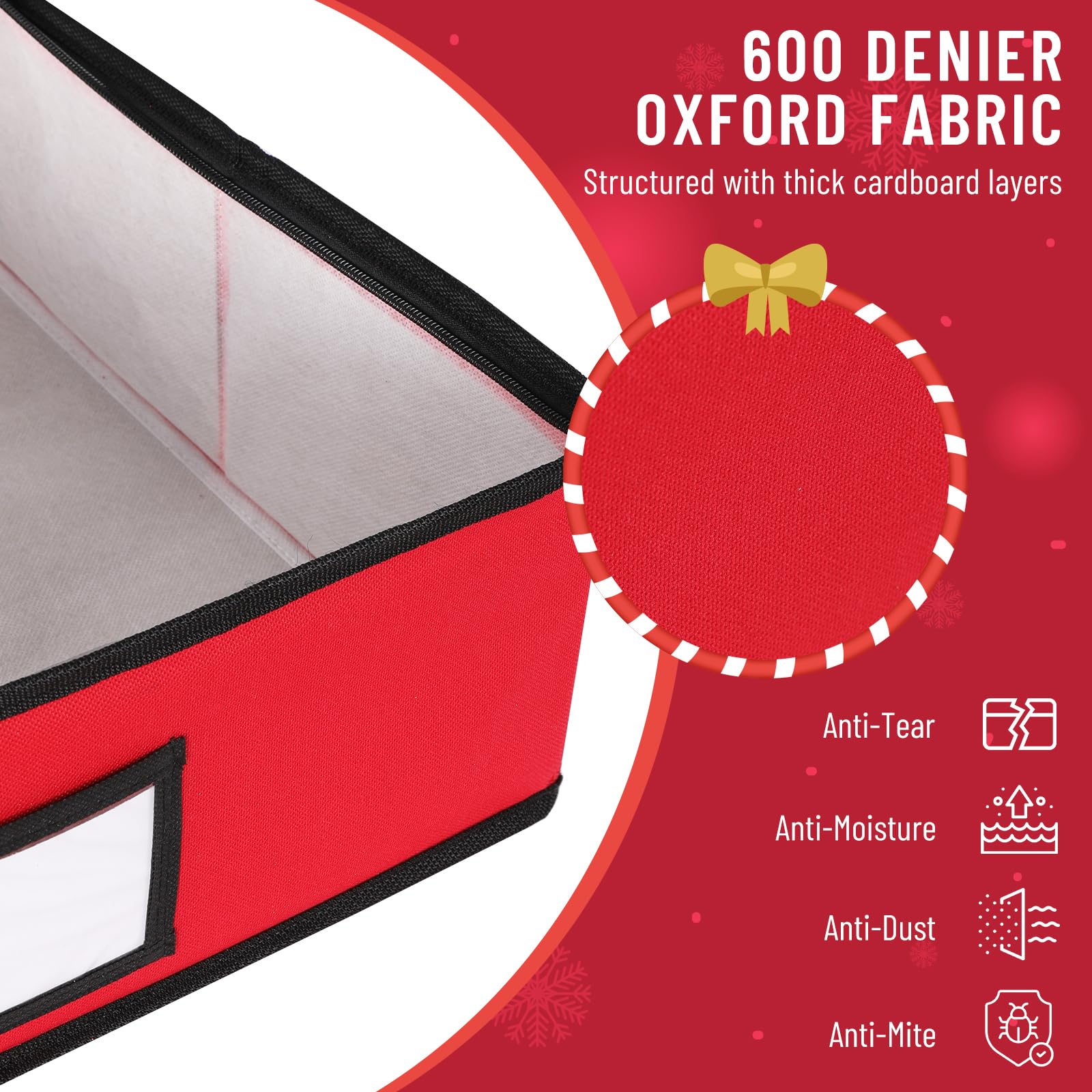 CHRI Organizador de papel de regalo, 82 x 12 x 34 cm, con bolsillos de