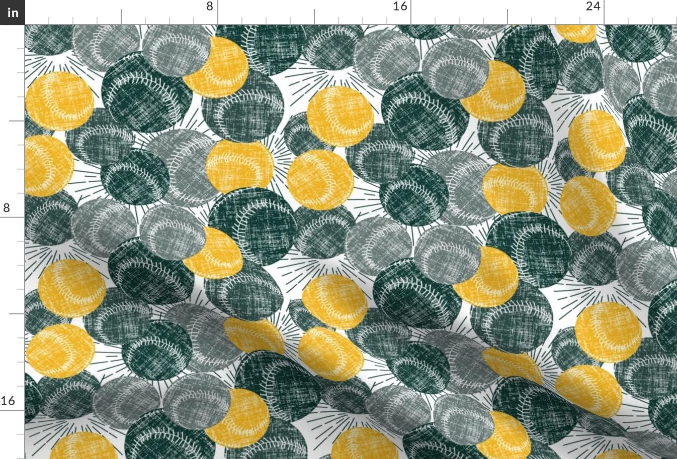 Spoonflower Fabric - Baseball Printed on Upholstery Velvet Fabric Fat Quarter - Upholstery Home Decor Bottomweight Apparel