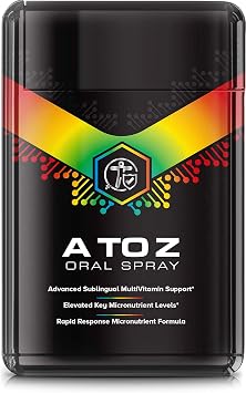 Premium A to Z Multivitamin Spray 20ml / 40 Day Supply 100% Daily NRV All Essential Vitamins A,C, D, E, K Plus B Complex Suitable for Vegetarians & Vegans