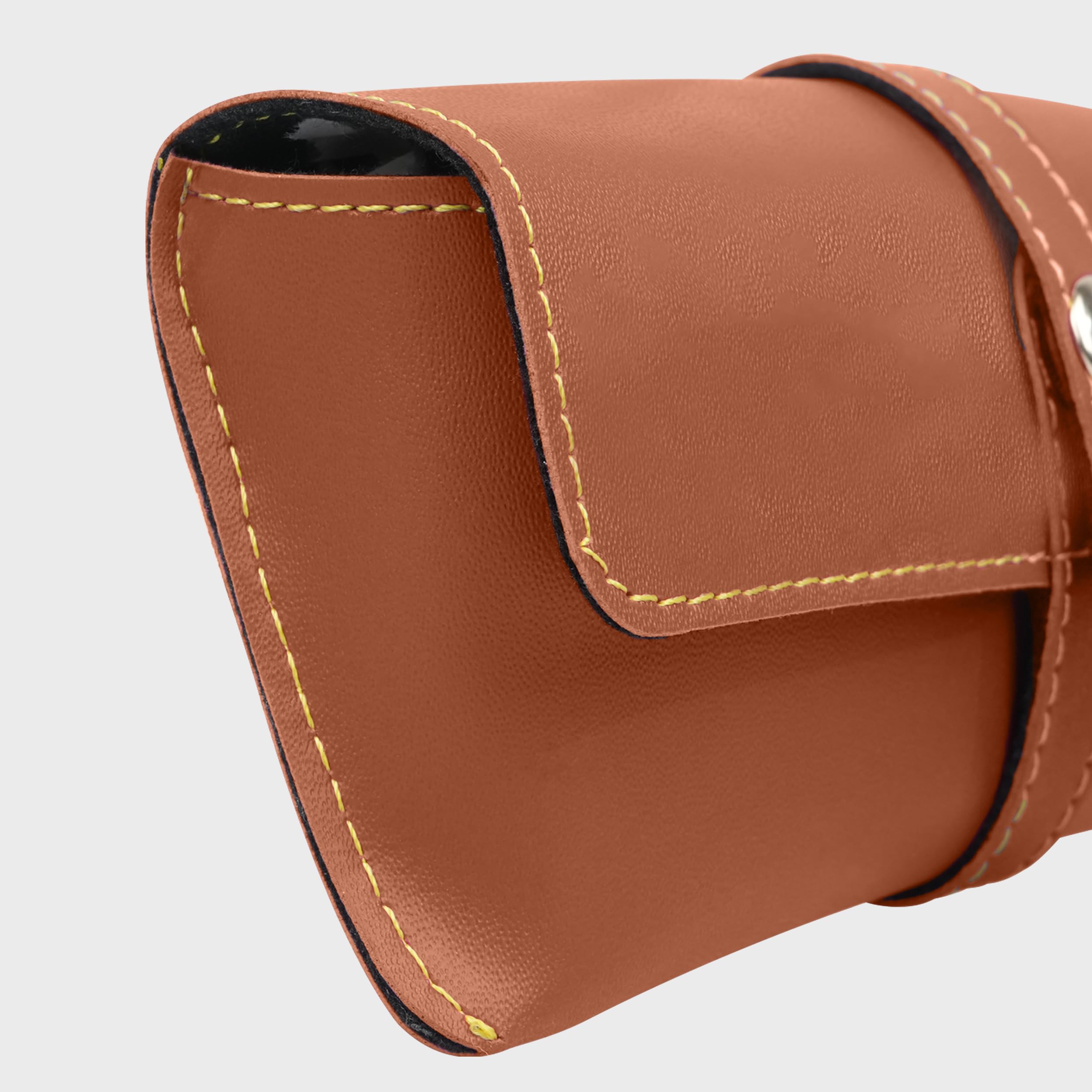 The Wallet Store Leather Eyewear Case for Men & Women Specs Cover - Tan