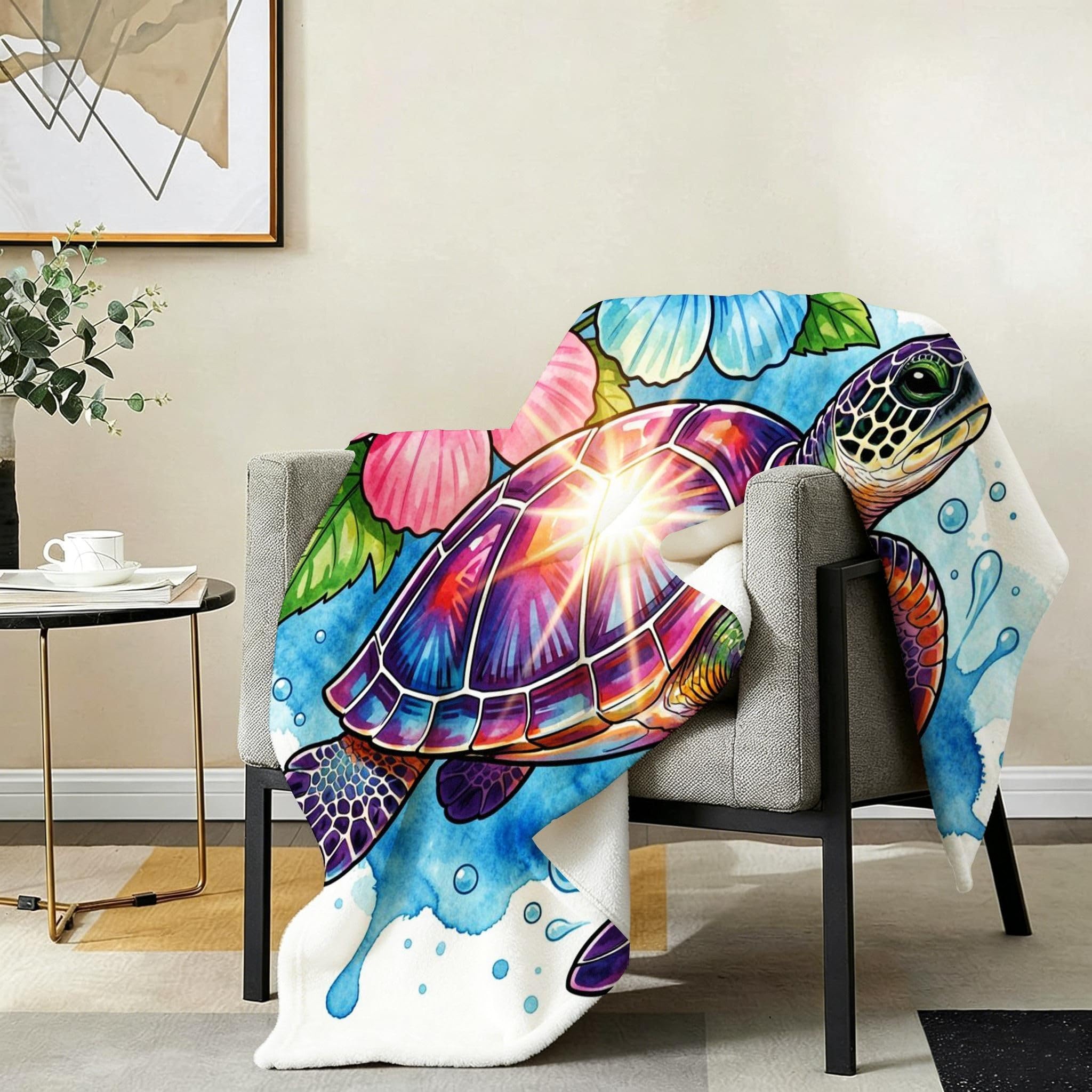 Manta Entretiempo Grande, Cuadro Azul, 220x240 cm, AQ8705