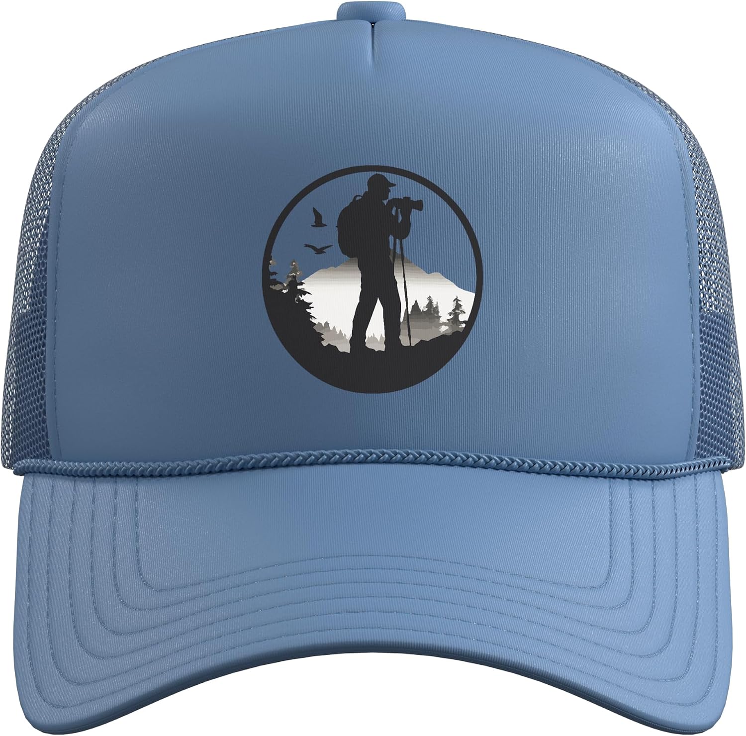 Landscape-Photographer Camera Wildlife-Nature-Photographer Trucker Hat with Adjustable Mesh Back image 2