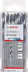 Bosch Brocas Metal Aço Rápido HSS-PointTeQ 5,5mm