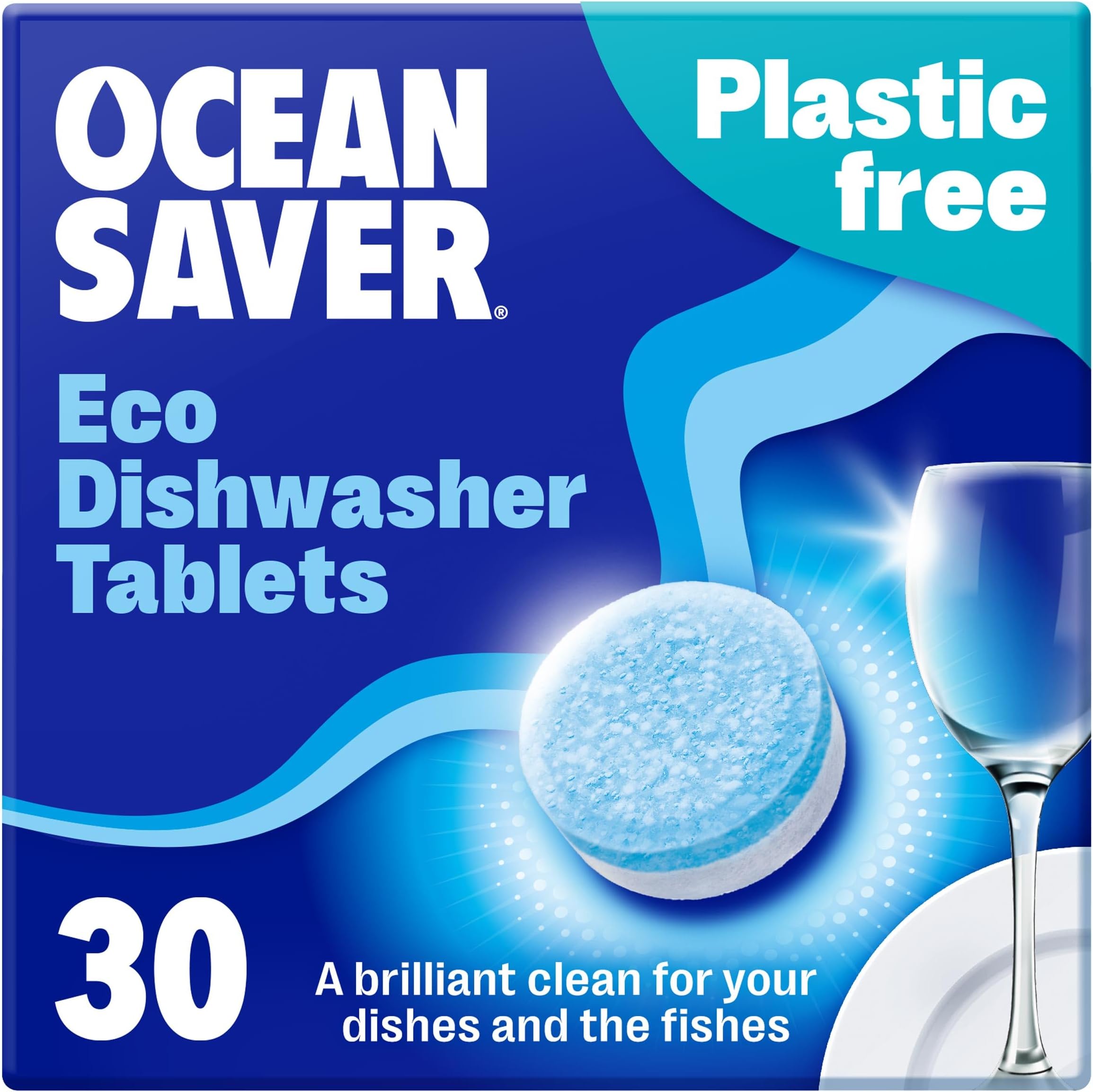 – Eco-Friendly Dishwasher Tablets - Pack of 30 | Non-Toxic & Plastic-Free Dish Washing Tablets for Sustainable Cleaning | All in One Plant-Based Dishwasher Salt & Rinse Aid for Tough Stains
