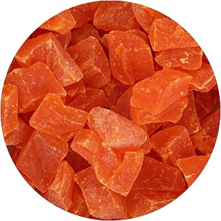 Dried Papaya Chunks 1lb Bulk Bag - Nutrient-Rich Tropical Snack Vitamins A C Minerals Hampton Popcorn