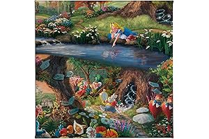 Enchanted Dreams: Thomas Kinkade's Alice in Wonderland Canvas Art