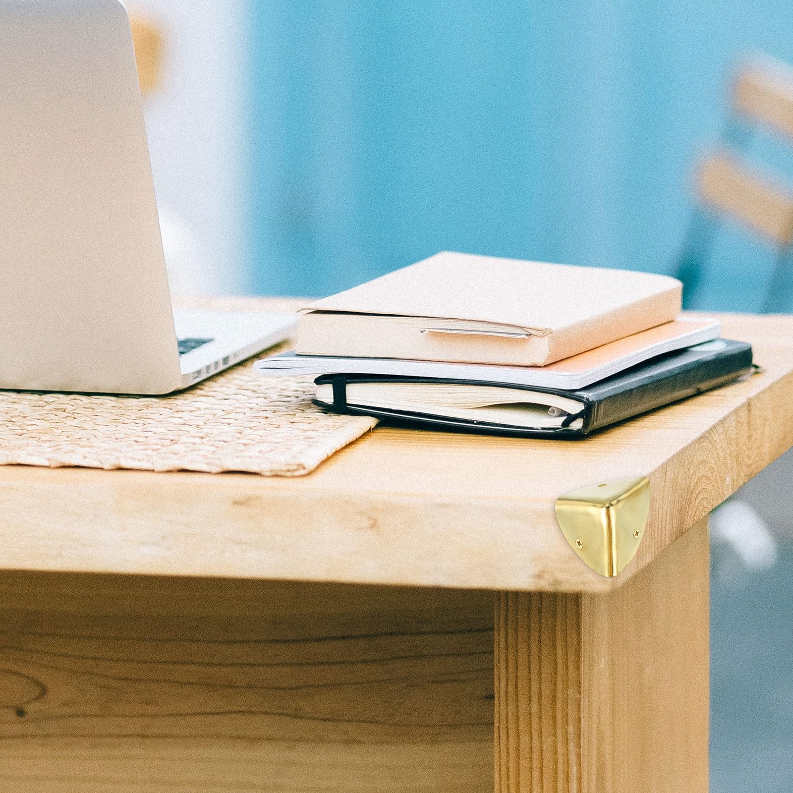 Angoli In Ottone Per Mobili - Paraspigoli Decorativi Bronzo, 6.5cm, Con Viti